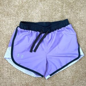Girls Under Armour Purple with Gray Trim
